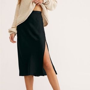 Free People sweet talker half-slip midi slip skirt